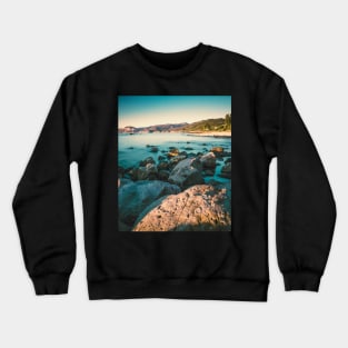 Aesthetic rocky coast Crewneck Sweatshirt